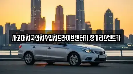 경기 시흥시 배곧동 장기렌트카 전문 사고대차국산차수입차드라이브렌터카,장기리스렌트카