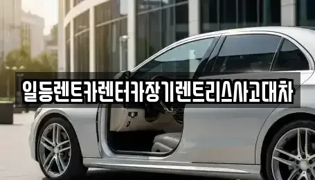 경기 시흥시 배곧동 장기렌트카 전문 일등렌트카렌터카장기렌트리스사고대차