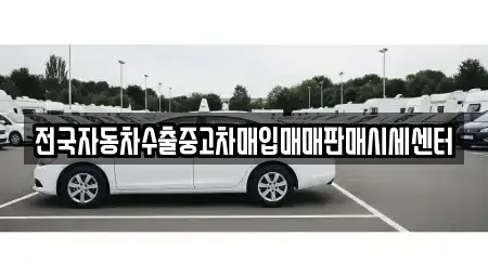 경기 시흥시 하상동 중고차 전문 전국자동차수출중고차매입매매판매시세센터