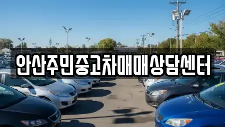 경기 안산시 단원구 고잔동 중고차매매 전문 안산주민중고차매매상담센터