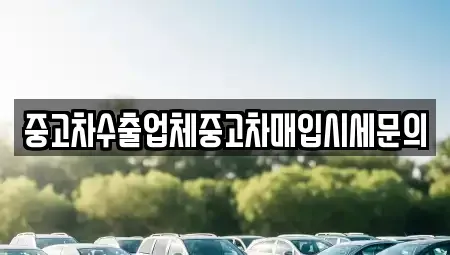 경기 안산시 단원구 고잔동 중고차매입 전문 중고차수출업체중고차매입시세문의