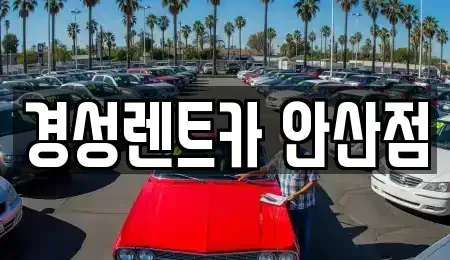경기 안산시 단원구 선부동 렌트카 전문 경성렌트카 안산점