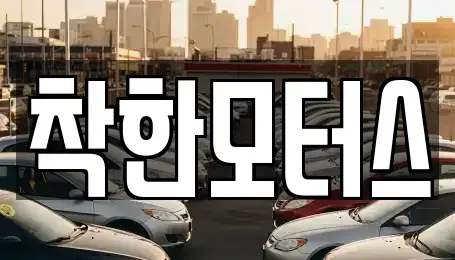 경기 양주시 광적면 중고차매매 전문 착한모터스