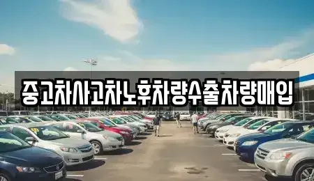 경기 오산시 내삼미동 중고차매입 전문 중고차사고차노후차량수출차량매입
