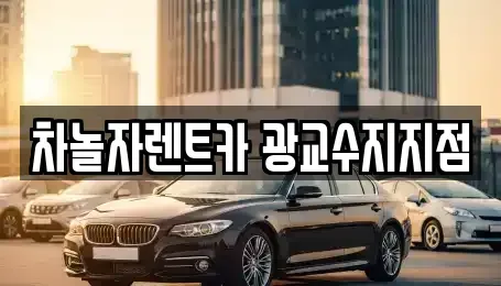 경기 용인시 렌트카 전문 차놀자렌트카 광교수지지점