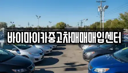 경기 파주시 아동동 중고차매입 전문 바이마이카중고차매매매입센터