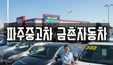 경기 파주시 중고차매매 전문 파주중고차 금촌자동차