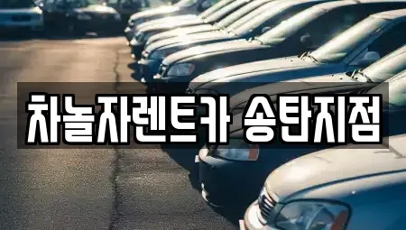경기 평택시 이충동 단기렌트카 전문 차놀자렌트카 송탄지점