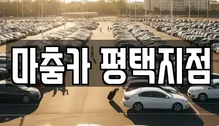 경기 평택시 이충동 렌트카 전문 마춤카 평택지점