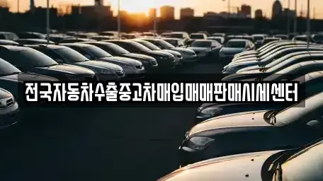 경기 하남시 신장동 중고차매입 전문 전국자동차수출중고차매입매매판매시세센터