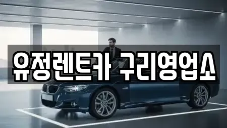 경기도 남양주시 도농동 렌트카 전문 유정렌트카 구리영업소