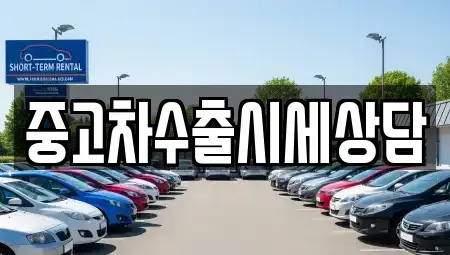 경기도 남양주시 도농동 중고차 전문 중고차수출시세상담
