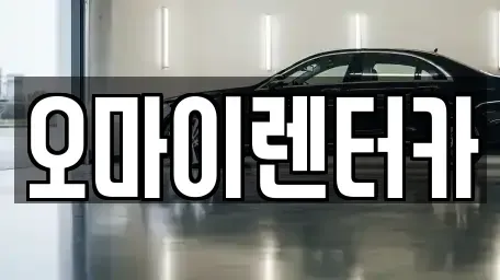 경기도 안산시 단원구 성곡동 장기렌트카 전문 오마이렌터카