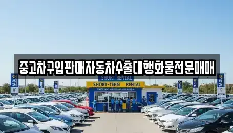 경기도 안성시 금석동 중고차 전문 중고차구입판매자동차수출대행화물전문매매