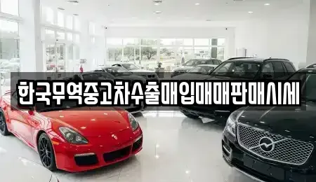 경기도 안성시 석정동 중고차매매 전문 한국무역중고차수출매입매매판매시세
