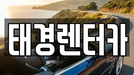 경기도 안양시 동안구 평촌동 렌트카 전문 태경렌터카