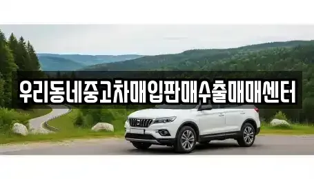경기도 오산시 지곶동 중고차매매 전문 우리동네중고차매입판매수출매매센터