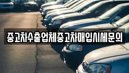 경기도 용인시 기흥구 청덕동 중고차매입 전문 중고차수출업체중고차매입시세문의