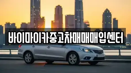 경기도 용인시 처인구 남동 중고차매입 전문 바이마이카중고차매매매입센터