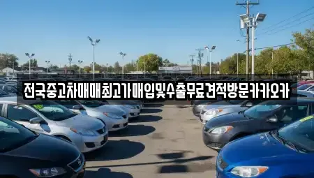 경기도 이천시 설성면 중고차매입 전문 전국중고차매매최고가매입및수출무료견적방문카카오카