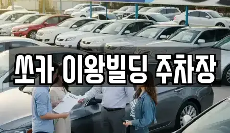 경기도 포천시 화현면 렌트카 전문 쏘카 이왕빌딩 주차장