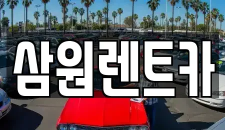 경기도 하남시 미사동 렌트카 전문 삼원렌트카