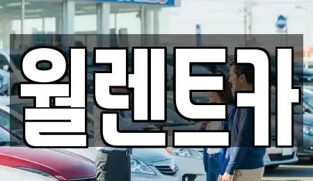 경기도 화성시 우정읍 렌트카 전문 월렌트카