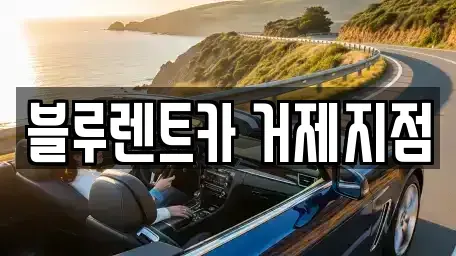 경남 거제시 고현동 렌트카 전문 블루렌트카 거제지점