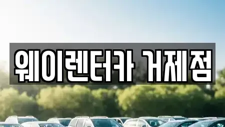 경남 거제시 고현동 렌트카 전문 웨이렌터카 거제점