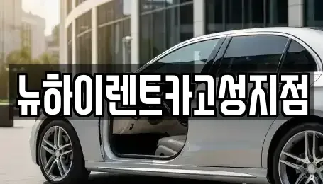 경남 고성군 렌트카 전문 뉴하이렌트카고성지점
