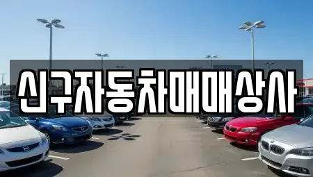 경남 김해시 내동 중고차매매 전문 신구자동차매매상사