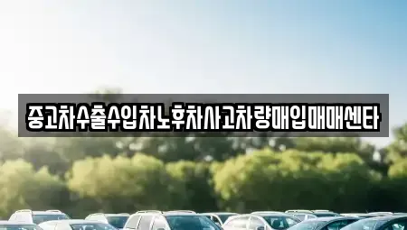 경남 김해시 내동 중고차매입 전문 중고차수출수입차노후차사고차량매입매매센타