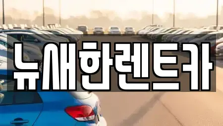 경남 밀양시 상동면 렌트카 전문 뉴새한렌트카