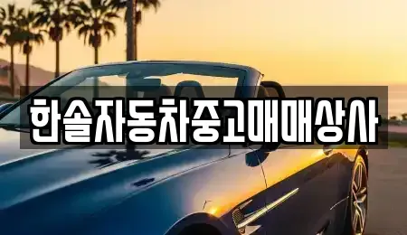 경남 밀양시 상동면 중고차매매 전문 한솔자동차중고매매상사