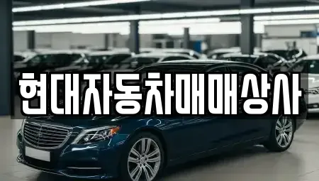 경남 밀양시 상동면 중고차매매 전문 현대자동차매매상사