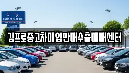 경남 사천시 용강동 중고차매입 전문 김프로중고차매입판매수출매매센터