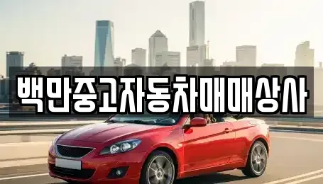 경남 진주시 판문동 중고차 전문 백만중고자동차매매상사