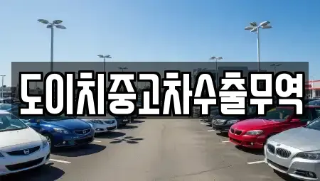 경북 구미시 원평동 중고차 전문 도이치중고차수출무역