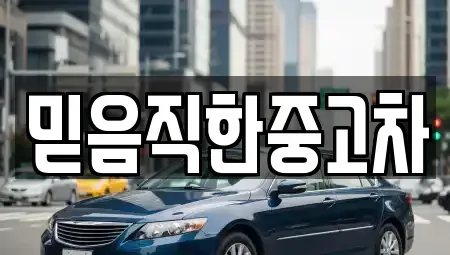 경북 구미시 임은동 중고차매매 전문 믿음직한중고차