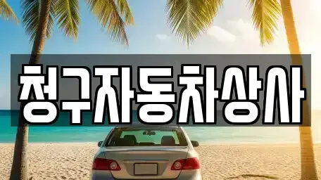 경북 상주시 헌신동 중고차 전문 청구자동차상사