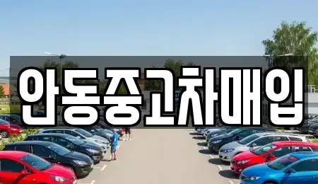 경북 안동시 화성동 중고차매매 전문 안동중고차매입