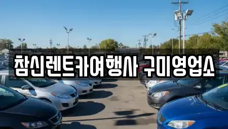 경북 칠곡군 석적읍 렌트카 전문 참신렌트카여행사 구미영업소