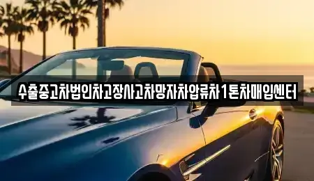 경북 포항시 북구 죽도동 중고차 전문 수출중고차법인차고장사고차망자차압류차1톤차매입센터