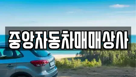 경북 포항시 북구 흥해읍 중고차 전문 중앙자동차매매상사