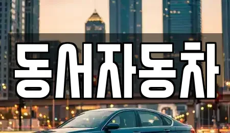 경상남도 창원시 의창구 소계동 중고차매매 전문 동서자동차