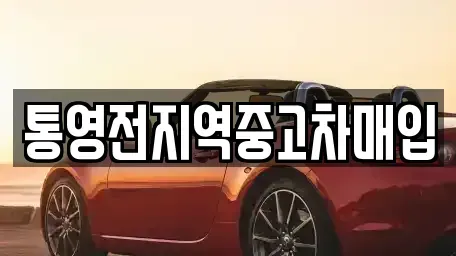 경상남도 통영시 서호동 중고차매입 전문 통영전지역중고차매입