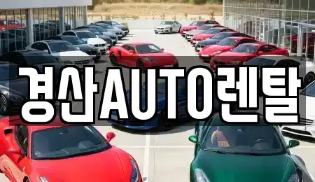 경상북도 경산시 옥곡동 렌트카 전문 경산AUTO렌탈