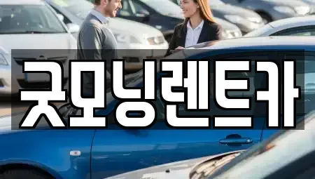 경상북도 구미시 송정동 렌트카 전문 굿모닝렌트카