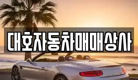 경상북도 상주시 헌신동 중고차매매 전문 대호자동차매매상사