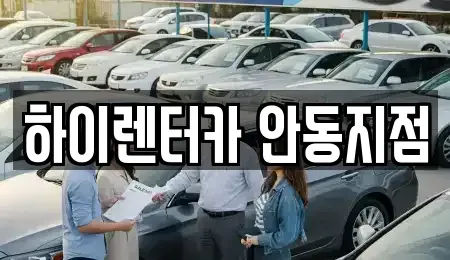 경상북도 안동시 법흥동 렌트카 전문 하이렌터카 안동지점